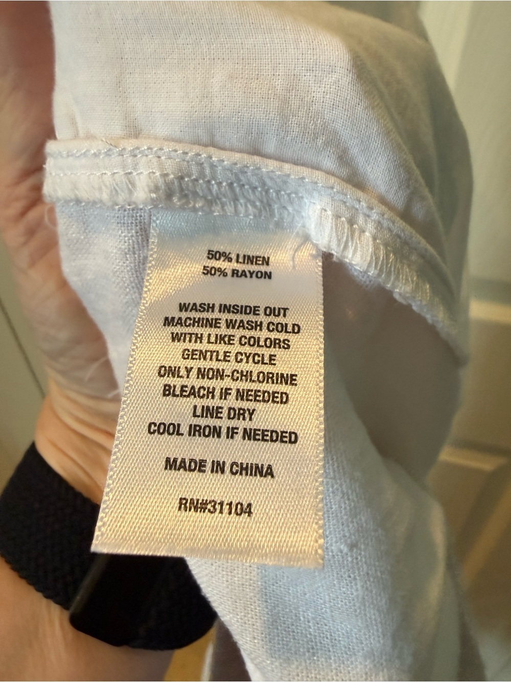 # Kim Rogers White Cropped Linen-blend Drawstring Pants - Picture 8 of 8